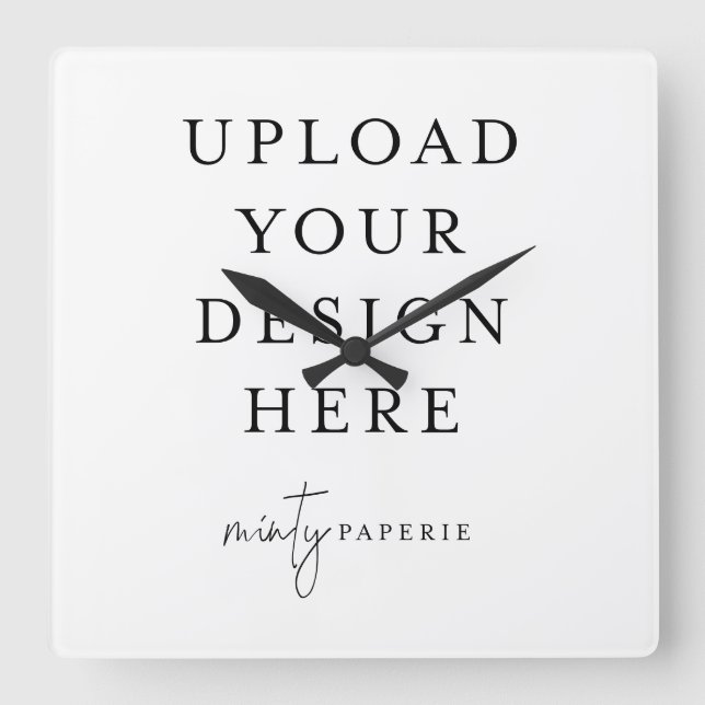 Relógio de Parede Personalizado - Faça você mesmo (Frente)