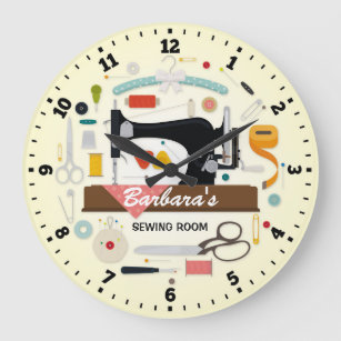 Relógio de Parede Personalizável da Máquina de Cos