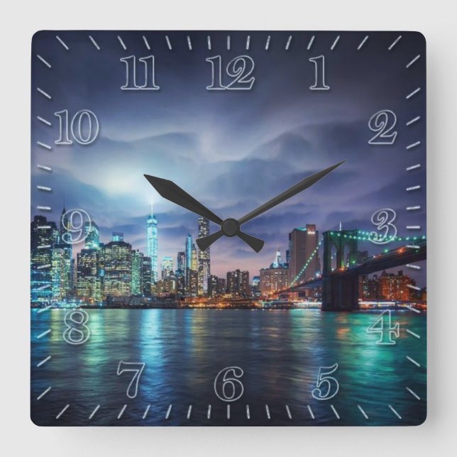 Relógio de parede Personalize o relógio de parede (Frente)