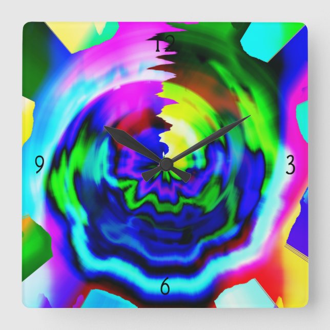 RELÓGIO DE PAREDE QUADRADA 1962 (Frente)