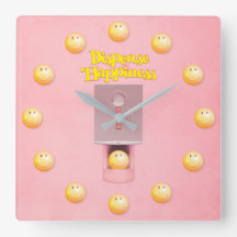 Relógio de Parede Quadrada do Dispenser Gumball Am