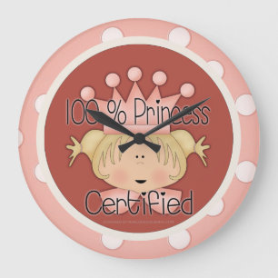 Relógio de Parede Redonda Certificado pela Princes
