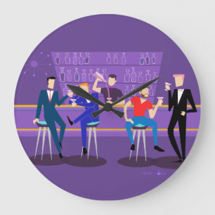 Relógio de Parede Retro-Bar Retrópico Redondo