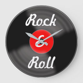 Relógio de Parede Retro-Kitchen Rock & Roll Red Re