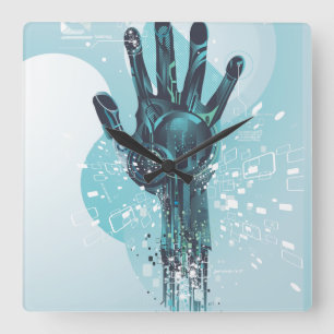 Relógio de Parede Robô