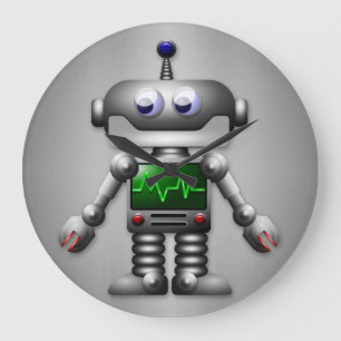 Relógio de Parede Robô