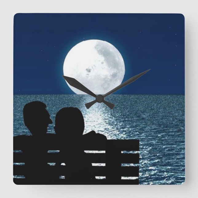 Relógio de Parede Romântico (Frente)