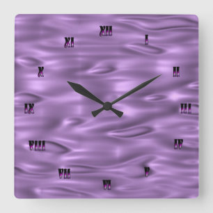 Relógio de Parede Roxo