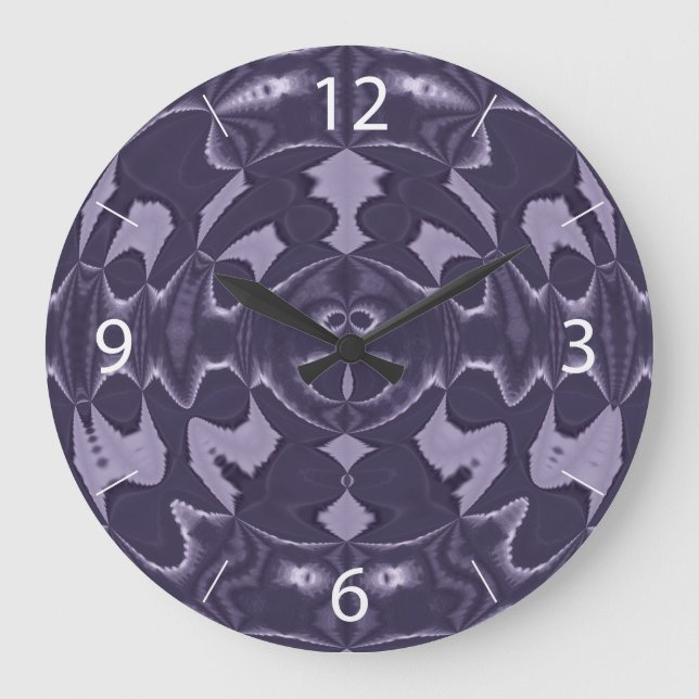 Relógio de Parede Roxo (Frente)