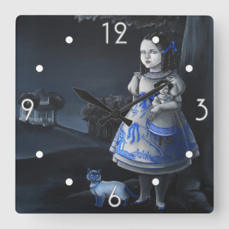 Relógio de Parede Selvagem Azul