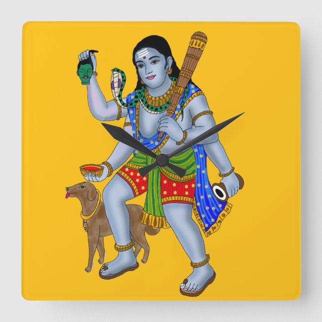 Relógio de Parede Senhor Bhairava (Frente)
