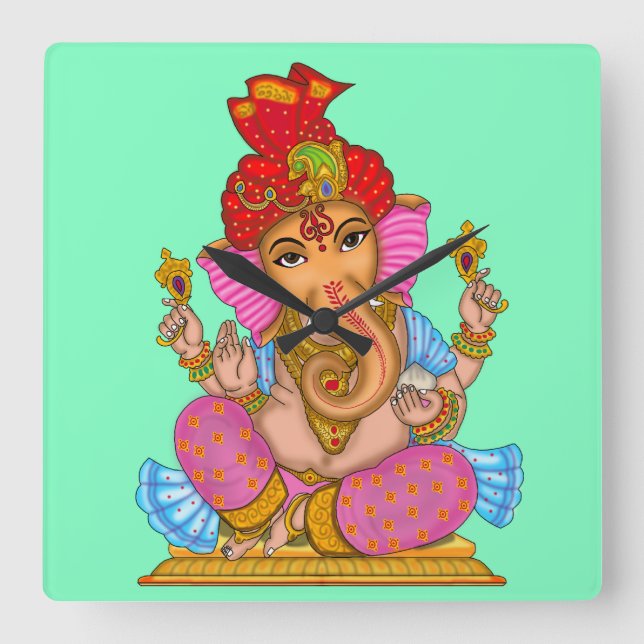 Relógio de Parede Senhor Ganesha (Frente)