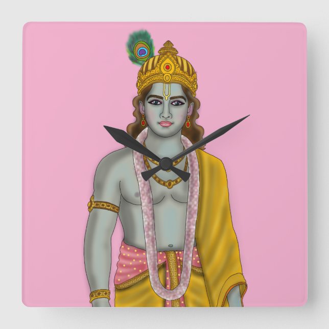 Relógio de Parede Senhor Krishna (Frente)