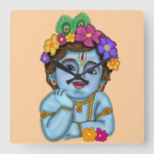 Relógio de Parede Senhor Krishna