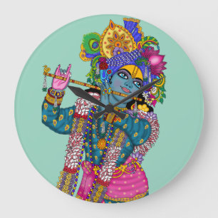 Relógio de Parede Senhor Krishna