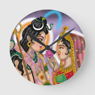 Relógio de Parede Shiva Parvati