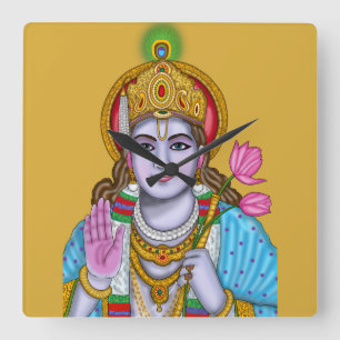 Relógio de Parede Shree Krishna