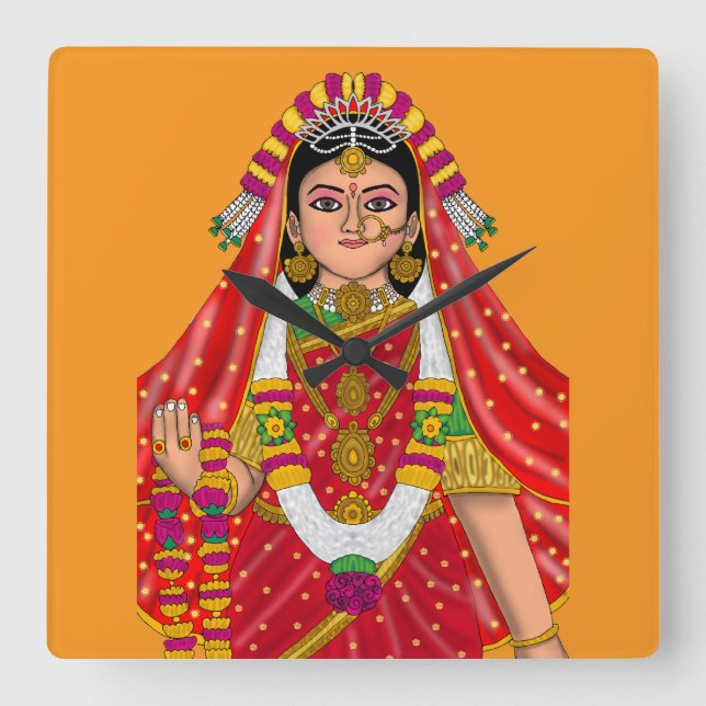 Relógio de Parede Shree Radha (Frente)
