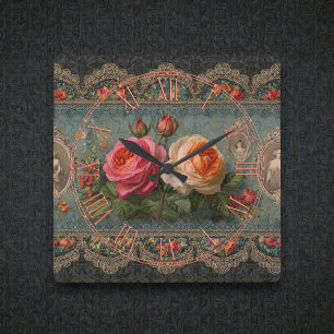 Relógio de Parede Steampunk Vitoriano