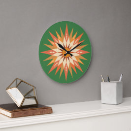 Relógio de Parede Sunburst