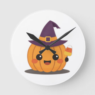 relógio de parede temático de Halloween