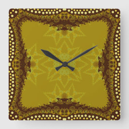 Relógio de Parede Tribal da Terra