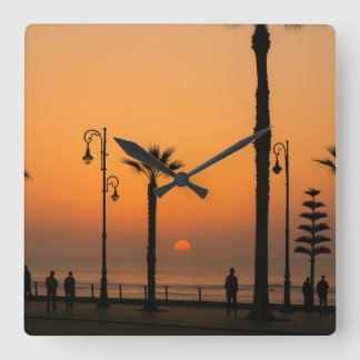Relógio de Parede Tropical Sunset - Víblias Relaxa