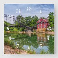 Relógio de Parede Verão na War Eagle Mill