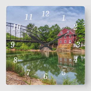 Relógio de Parede Verão na War Eagle Mill