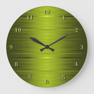 Relógio de Parede Verde de Moss Olivais Sombreado