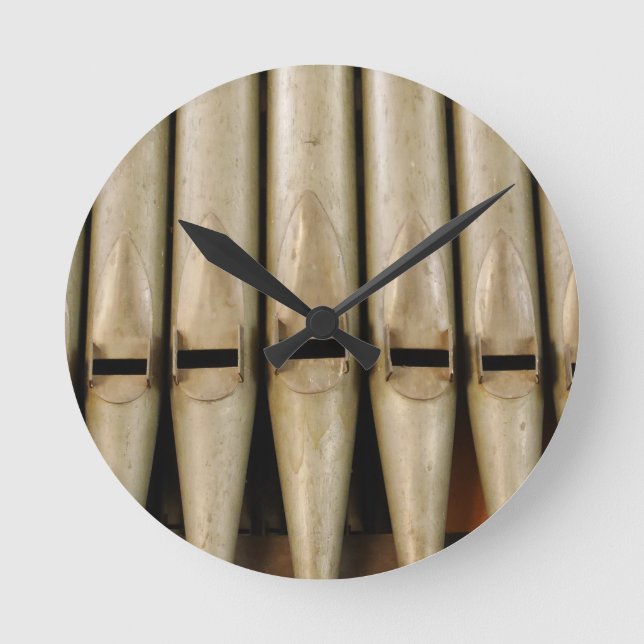 Relógio de Pipes de Órgãos (Frente)