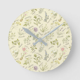 Relógio de Plantas e Especiarias