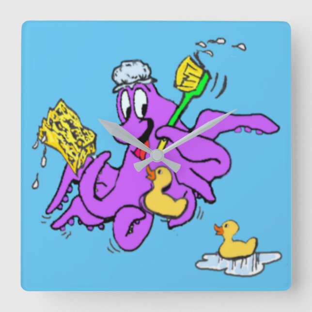 Relógio de polvo de banheiro (Frente)