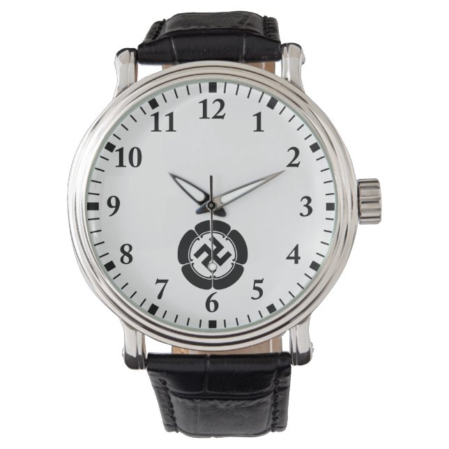 RELÓGIO DE PULSO 五瓜に隅立て五つ割り萬字 (Frente)