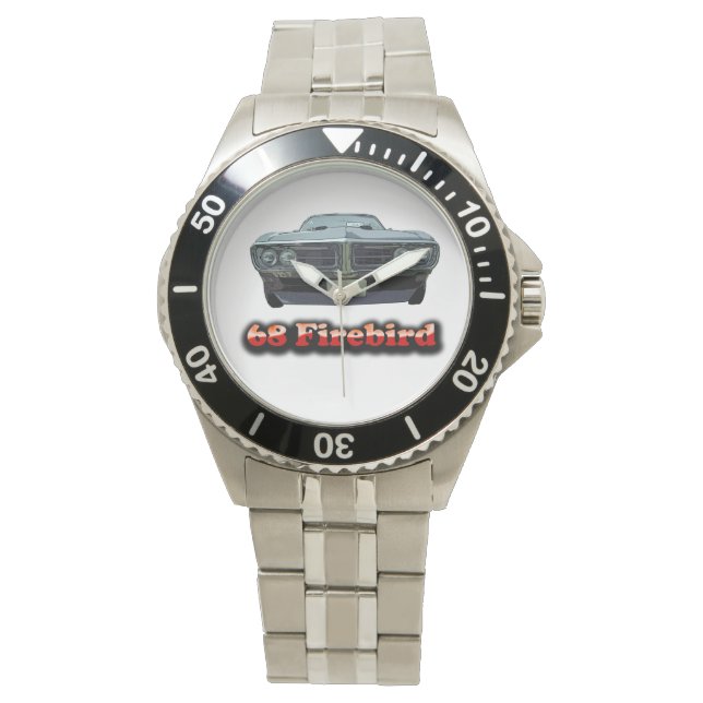 Relógio De Pulso 68 Firebird Classic Stainless Steel Watch (Frente)