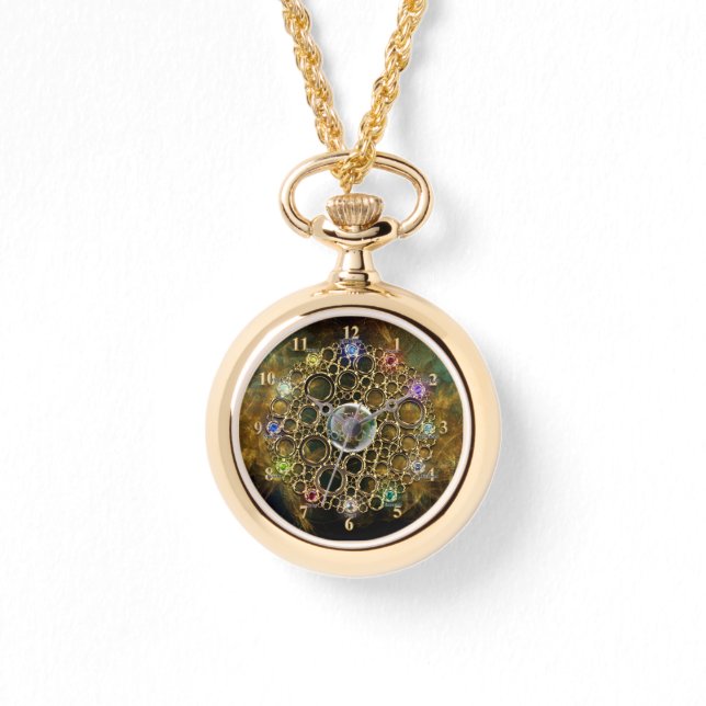 Relógio De Pulso A CONEXÃO DE PROSPERIDADE: Gems da Fortuna (Frente)