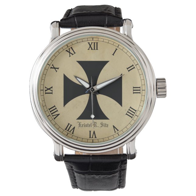 Relógio De Pulso A Cruz Gótica de Kristel (Frente)