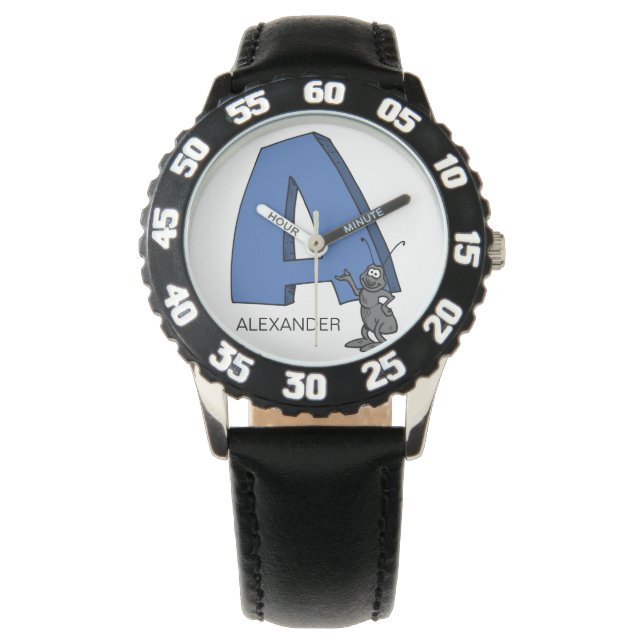 Relógio De Pulso A é para ___ nome personalizado (Frente)