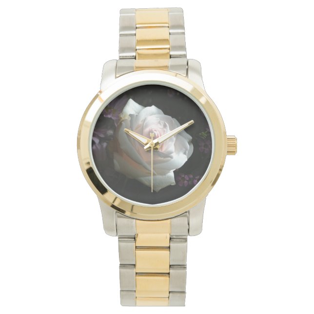 Relógio De Pulso A Rosa Branca - (Frente)