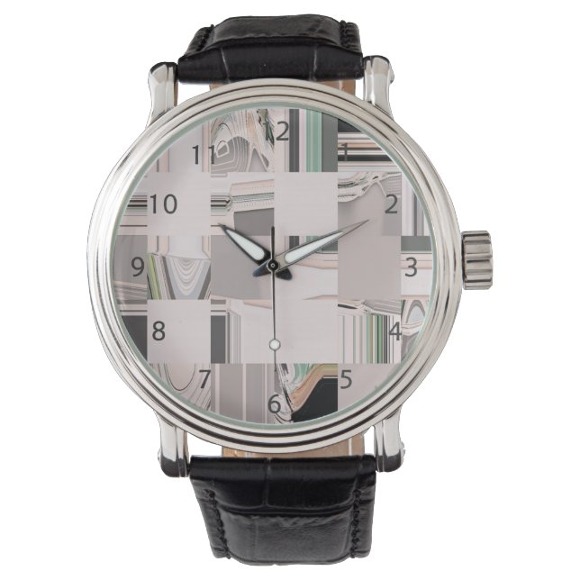 Relógio De Pulso Abstrato Art Tylin (Frente)