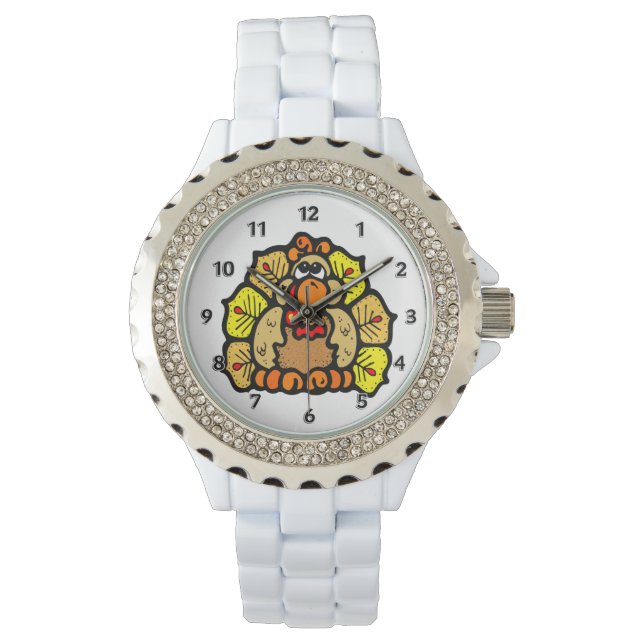 Relógio De Pulso Ação de Graças à Turquia (Frente)