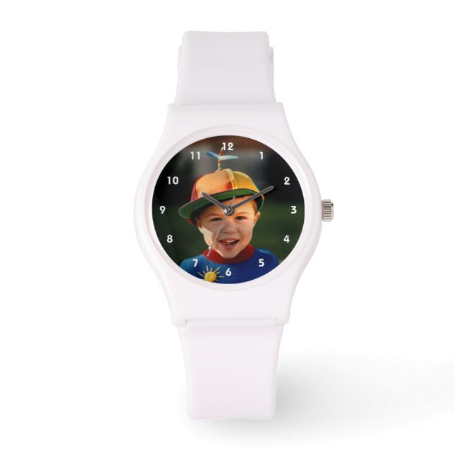 Relógio De Pulso Adicionar seu próprio Precioso de imagem Personali (Frente)