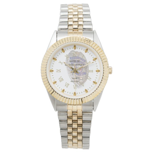 Relógio De Pulso Agente de Segurança de Vigilância de Aposentação d (Frente)