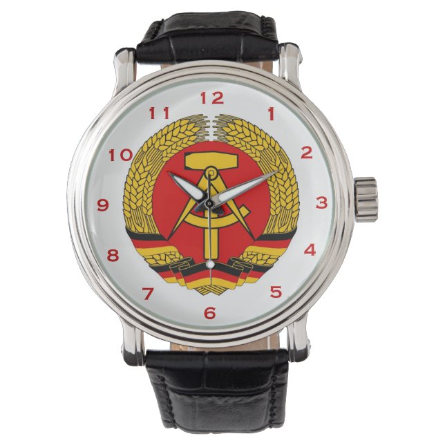 Relógio De Pulso Alemanha Oriental* Wristwatch (Frente)