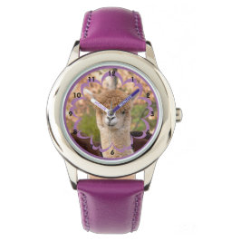 Relógio De Pulso Alpaca Stainless Steel Purple Watch
