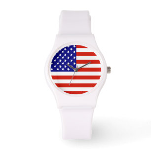 Relógio De Pulso American Flag Watch
