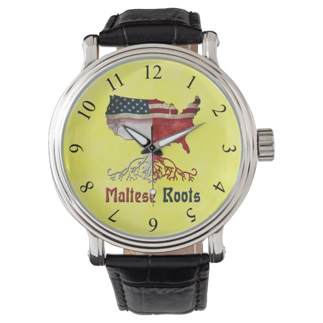 Relógio De Pulso American maltês Roots Watch (Frente)