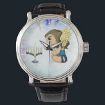 Relógio De Pulso Anjo de Menorah<br><div class="desc">Trabalhos artísticos originais por Thedustyphoenix. http://www.thedustyphoenix.com</div>