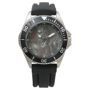 RELÓGIO DE PULSO ANTIQUE ROMAN BRONZE MEDALLION SEPTIMUS SEVERO