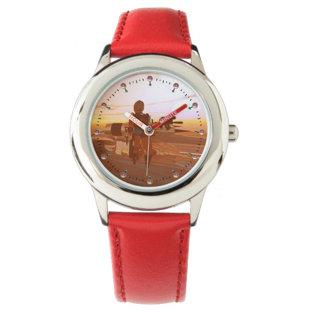 RELÓGIO DE PULSO ARES CYBORG, HIPERION DESERTO, FICHA CIENTÍFICA (Frente)